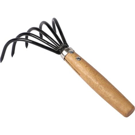 Manche court, 14 cm, pour creuser la terre et ramasser les feuilles, les coquillages et les algues.