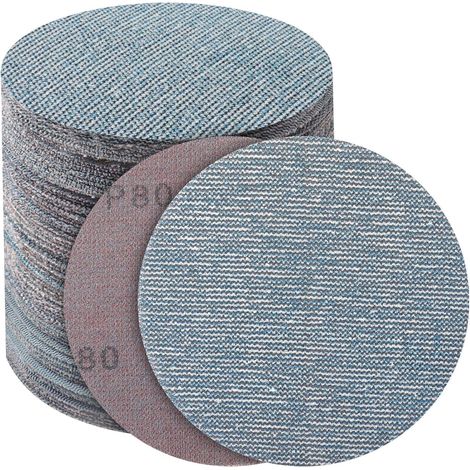 Schleifgitter 125 mm Klett 80 Körnung Keramik Netz 80 grits 50 Pieces (1/5)