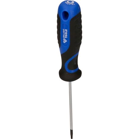 Brilliant Tools – Tournevis TORX T8 – Longueur 10 cm – Acier chrome vanadium – Embout à frapper pour vis bloquées – Poignée ergonomique (1/5)