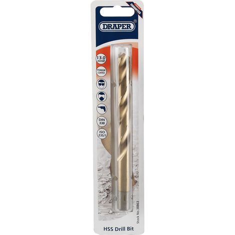 Draper 13.0mm HSS Titanium Drill Bit (38863)