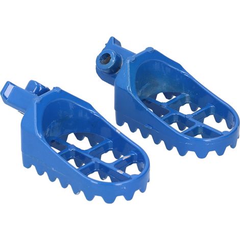 Repose-pieds en aluminium pour Yamaha PW50 PW80 TW200 TTR90 TTR90E, cale-pieds de moto tout-terrain, paire de repose-pieds robustes, accessoires cross (1/5)