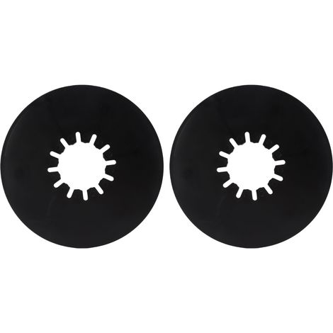 Plaques lubrifiantes d'attelage de cinquième roue, 2 pièces, disques de remorque épais 10 pouces, 4.85mm (1/5)