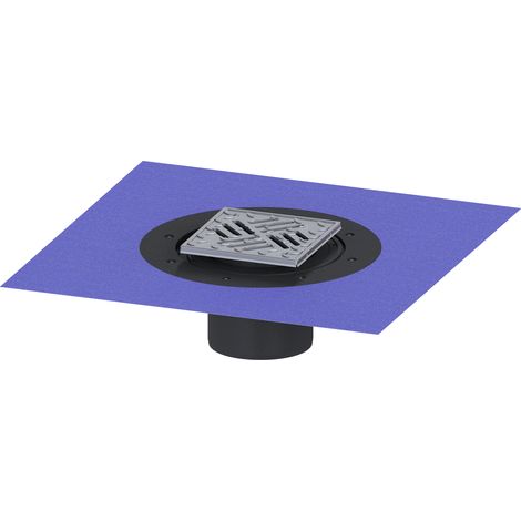 Pieza superior KESSEL Variofix - rejilla ranurada, V2A, antideslizante, L 15, 48907
