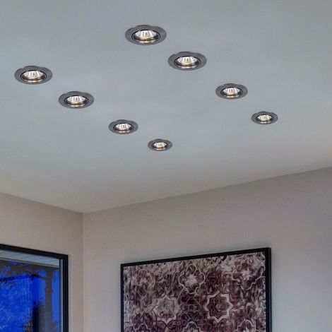 Decken Lampe Wohn Ess Zimmer Beleuchtung Glas Kugel Strahler Flur