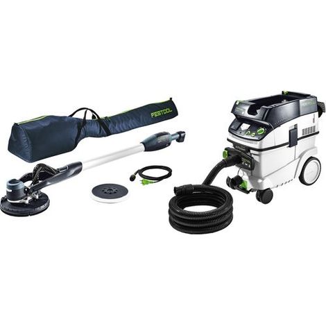 Festool – Ponceuse à bras LHS-E 225 – Ponçage de plafonds et murs – Aspiration efficace pour poussières – Pour plaques de plâtre et enduit (1/5)