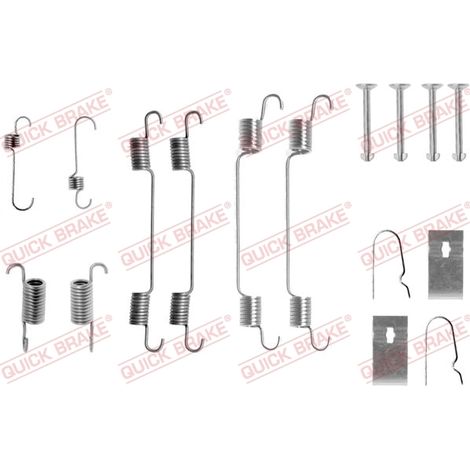Kit d'accessoires, mâchoire de frein Quick Brake 105-0722 SUBARU