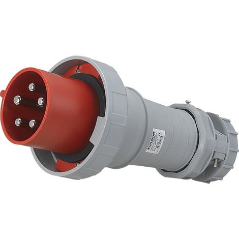 Fiche industrielle mobile droite IP67 - 3P+N+T - 125A - 400V AC - Eur'Ohm