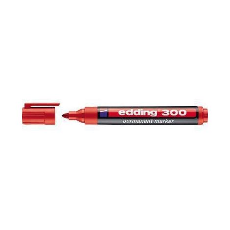 Edding 300 4-300002 Marqueur permanent rouge résiste à l'eau: oui (1/5)