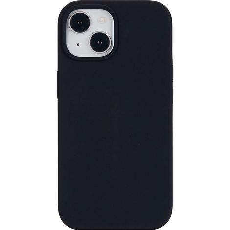 Custodia per iPhone 15 eSTUFF infinite riga nera. Materiale: 51% PC riciclato, 25% silicone, ES67120025-bulk