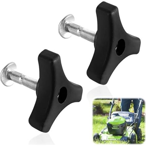 2 Pcs Boulons De Poignée De Tondeuse à Gazon, écrous Et Boulons Universels Pour Poignée De Tondeuse à Gazon, Accessoires Pour Tondeuse à Gazon, Pièces De Remplacement Pour Tondeuses (2) (1/5)