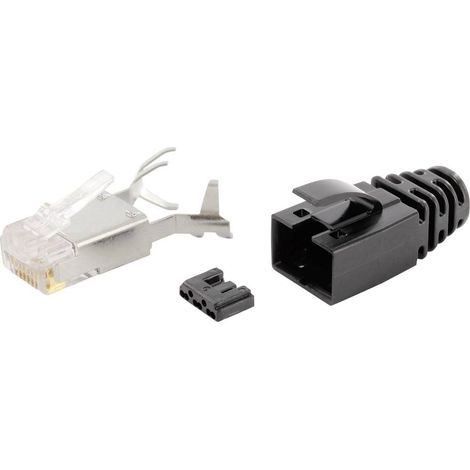 BEL Stewart Connectors SS-39200-011 Connettore modulare schermato CAT 6 SS-39200-011 Spina dritta Poli: 8P8C Trasparent