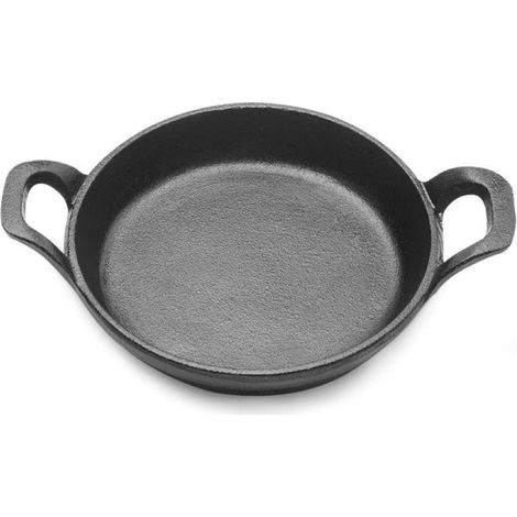 Fabricants de poêles en fonte, mini poêles à frire non revêtues antiadhésives, commerce extérieur, simple 16 cm, 18 cm, double anse (poêle simple, diamètre 16 cm) (1/5)