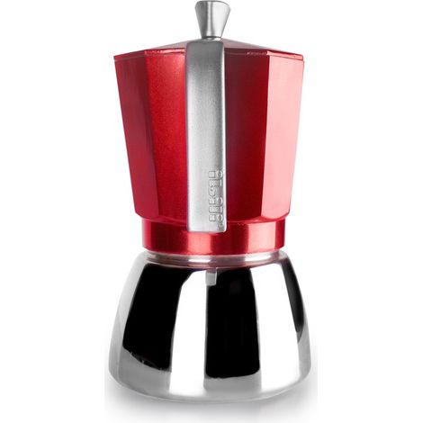 CAFETERA ITALIANA IBILI 627909 ELBA RED 9 TAZAS INDUCCION (1/4)