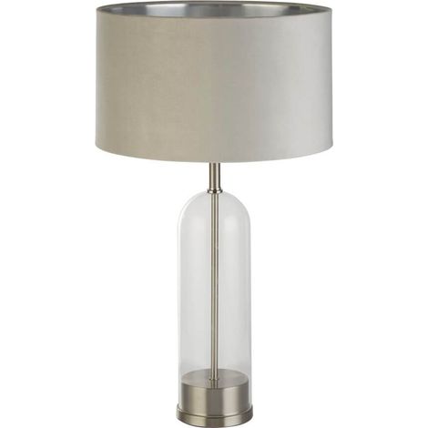 Lampe de table Oxford avec capuche grise - EU81713GY