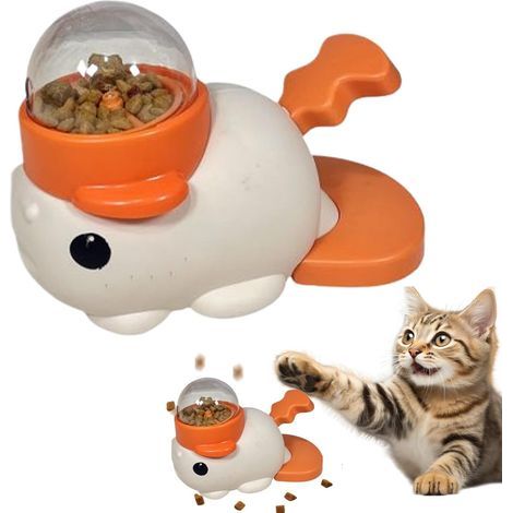 Distributeur De Friandises pour Chien Jouet - Jouet Distributeur de Croquettes à Libération Lente,Jeux Interactifs pour Animaux, Enrichissement pour Mastication Petits Et Moyens, pour Les Occuper (1/4)