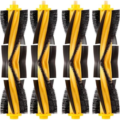(4 Pièces) N10 Brosses à Rouleaux Brosse Principale Pièces de Rechange pour Robot aspirateur Ecovacs DEEBOT OZMO N10 N10 Plus 920 (1/4)