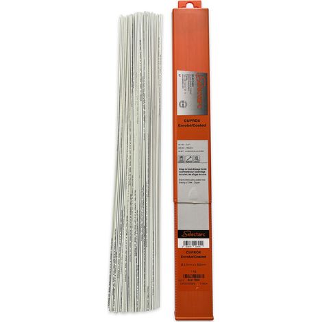 1 kg baguettes de brasage laiton 2 mm enrobe pour soudobrasure brasure acier
