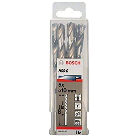 2608595077 - Punte per metallo HSS-G, DIN 338 10 x 87 x 133 mm