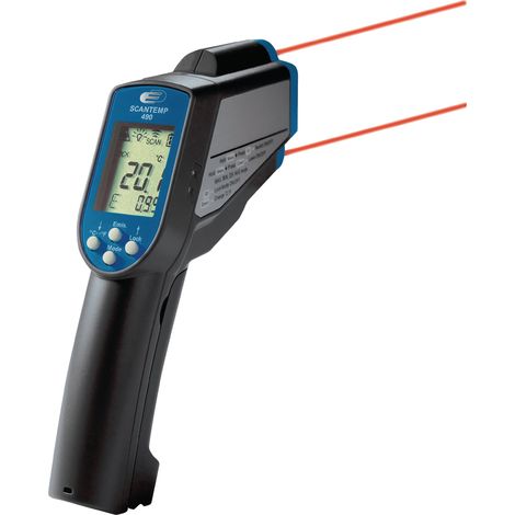 Termometro a infrarossi -60 a +1000°C 2xTipo AAA