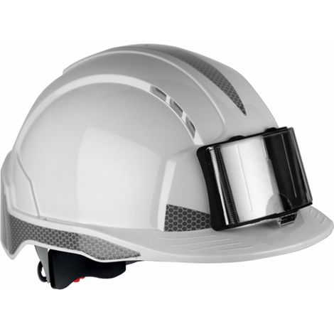 Casco di sicurezza JSP Evolite bianco ventilato regolabile