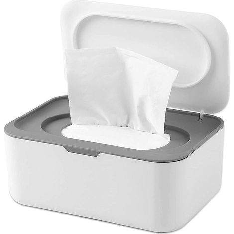 Boîtes de rangement pour serviettes de voyage, boîtes de rangement pour serviettes pour bébé, boîtes de rangement pour serviettes en papier toilette, boîtes de rangement pour serviettes en plastique p (1/5)