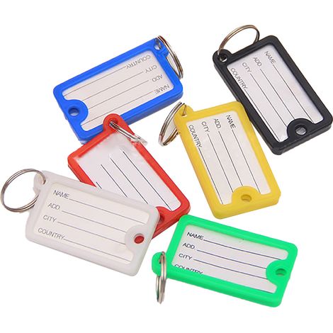 72 Étiquettes Clés PP Couleurs Faciles à Identifier et Enregistrer pour Bureau École Maison (1/5)