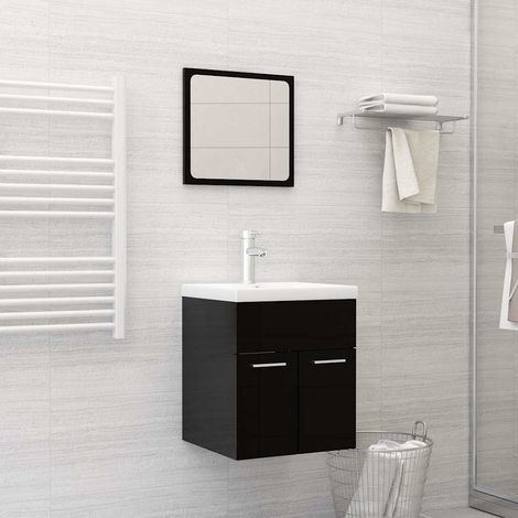 Teenpull – Einbauwaschbecken mit Wasserhahn 42x39x18 cm Keramik Weiß (1/5)