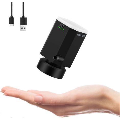 Pompe électrique sans fil pour sacs de rangement sous vide, pompe à air de voyage pour divers sacs de rangement compacts, pompe à sceller portable et rechargeable pour vêtements compressifs (1/4)