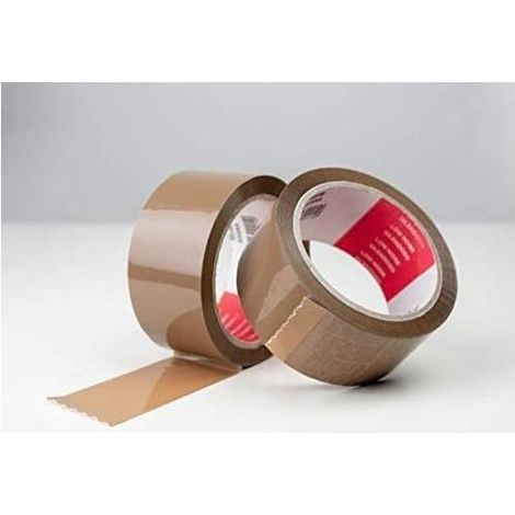 6er-Packung Scotch-Klebebandrollen für Verpackungen, Kartons, Umzüge, braun, stark, robust, stabile Pakete (1/5)