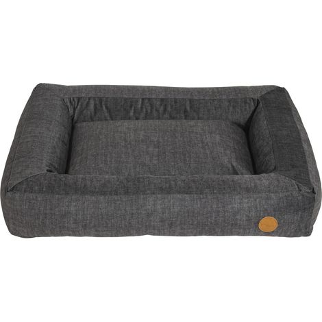 Lit Box, Panier pour Chien, Modèle Manchester, Couleur Gris, Taille L, 100x70cm (1/5)