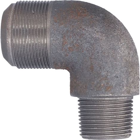 Coude de compresseur d'air résistant à la corrosion et aux hautes températures, durable, coude à 90 degrés, coude en fer 1,05 (305) (1/5)