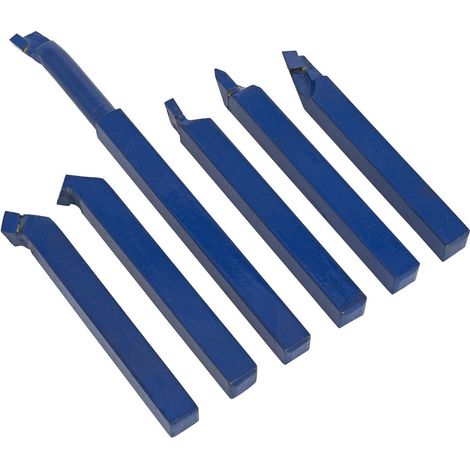 Sealey Lathe Turning Tool Set 10mm x 10mm 6pc