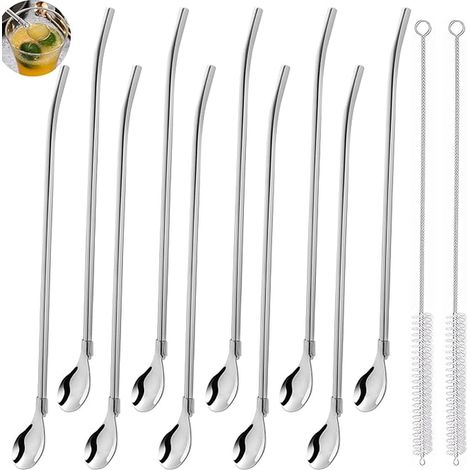Straws Spoons Stainless Steel (1/5)