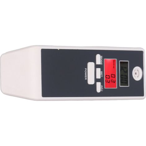 Digitales Alkoholtestgerät mit zwei LCD-Bildschirmen, akustischem Alarm, Sicherheits-Alkoholtester für Autofahrer, präzises tragbares Alkoholmessgerät. (1/5)