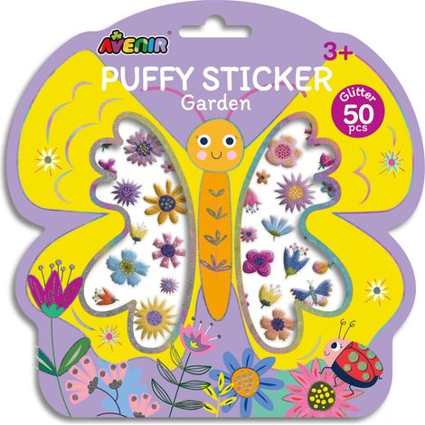 Puffy-Sticker für die Gartendekoration, 50-teiliges Set