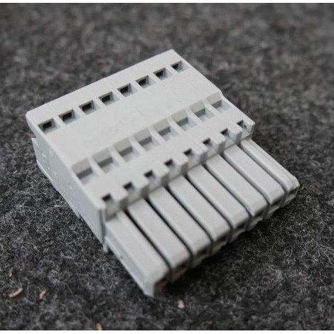 Connecteur femelle 8 pôles 4mm² Pas de 5mm tige de codage (à l'unité) pour 1 conducteur Cage Clamp Wago