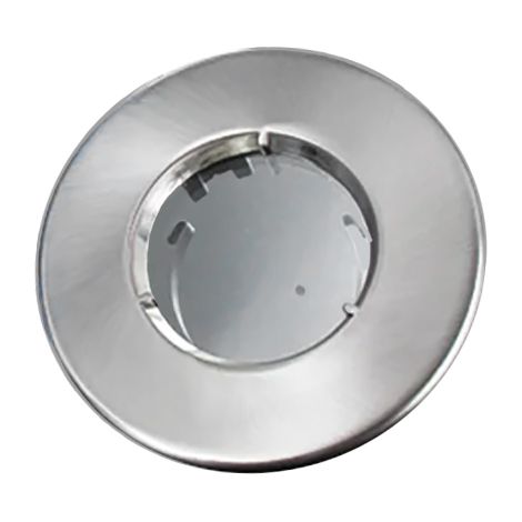 Collerette fixe aluminium brossé IP65 - diamètre 90 - BLM