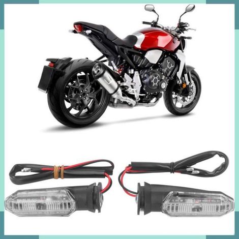 Clignotant de pièces moto LED clignotant indicateur clignotant lampe de remplacement pour CB250R moto repetiteur (1/5)