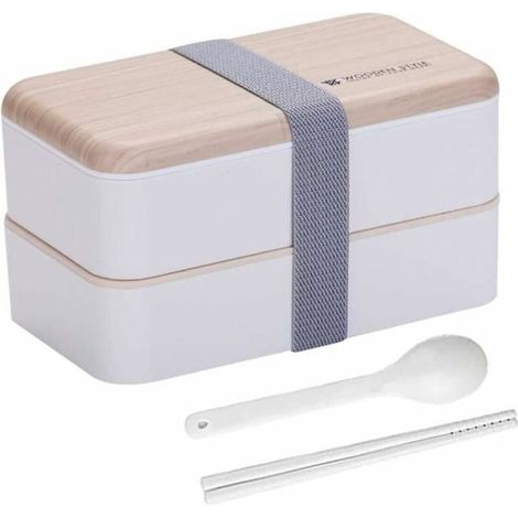 Lunch Box Chauffante Electrique - ZVD - Bento Box Isotherme - Étanche - Double Couche - 1200ML (1/4)