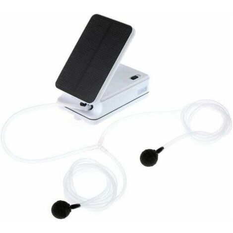 Kit de Pompe à air à énergie Solaire , oxygénateur et aérateur pour Bassin bulleur Solaire Pompe Solaire pour Bassin pour Aquariums, Aquariums, piscines