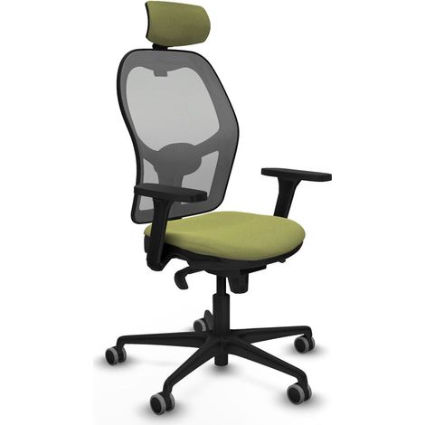 Sedia Ufficio con Poggiatesta Piqueras y Crespo 3D036G2 Verde (1/5)