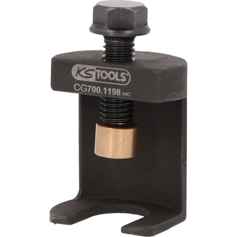 Kstools – Extracteur universel de bras d'essuie-glace – Fourche d'extraction – Capuchon laiton – Vis de force robuste – Pour espaces exigus (1/10)