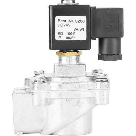 G1" 2-Wege-Winkel-Magnetimpulsventil, elektrisch-magnetisches Impulsventil DMF-Z-25 DC 24V