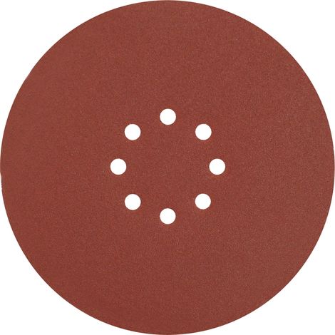 Jeu de 6 abrasifs plâtre Ø225mm-8 trous - Grain 80 (1/3)