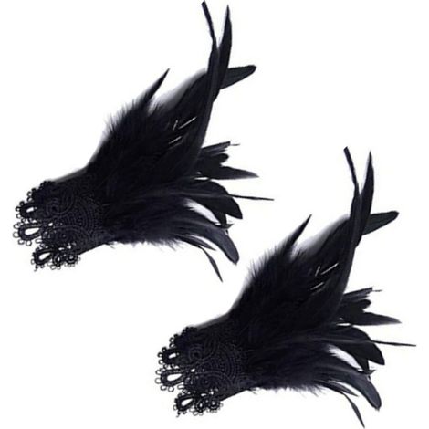 Elegante e scuro costume di Halloween, rispettoso del... Nero