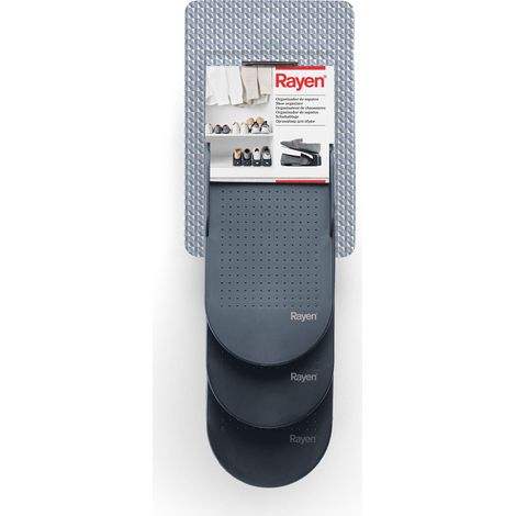 Rayen Organizzatore di scarpe 3 unità Superficie antiscivolo Misure: 25 x 6,5 x 26 x 13 x 10 cm (1/4)