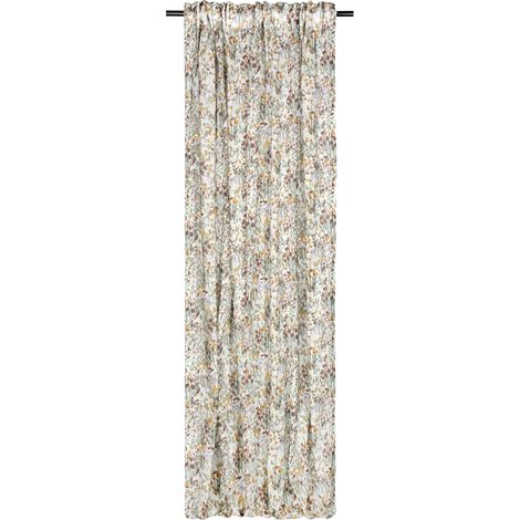 SCHÖNER WOHNEN Tenda con passanti nascosti JARDIN - 1 pezzo 130x250 cm, verde