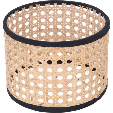 Abat-jour universel en rotin tissé, couvercle de lampe pour lustre E27 E14, lampe suspendue (1/5)