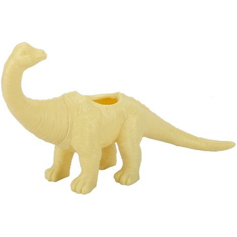 Dinosaurier-Tierblumentopf, Kaktus-Sukkulenten-Pflanztopf, Gartendekoration (Gelb) (1/5)