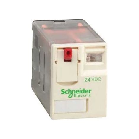 Relé miniatura 12A 2 NA/NF 24V CC